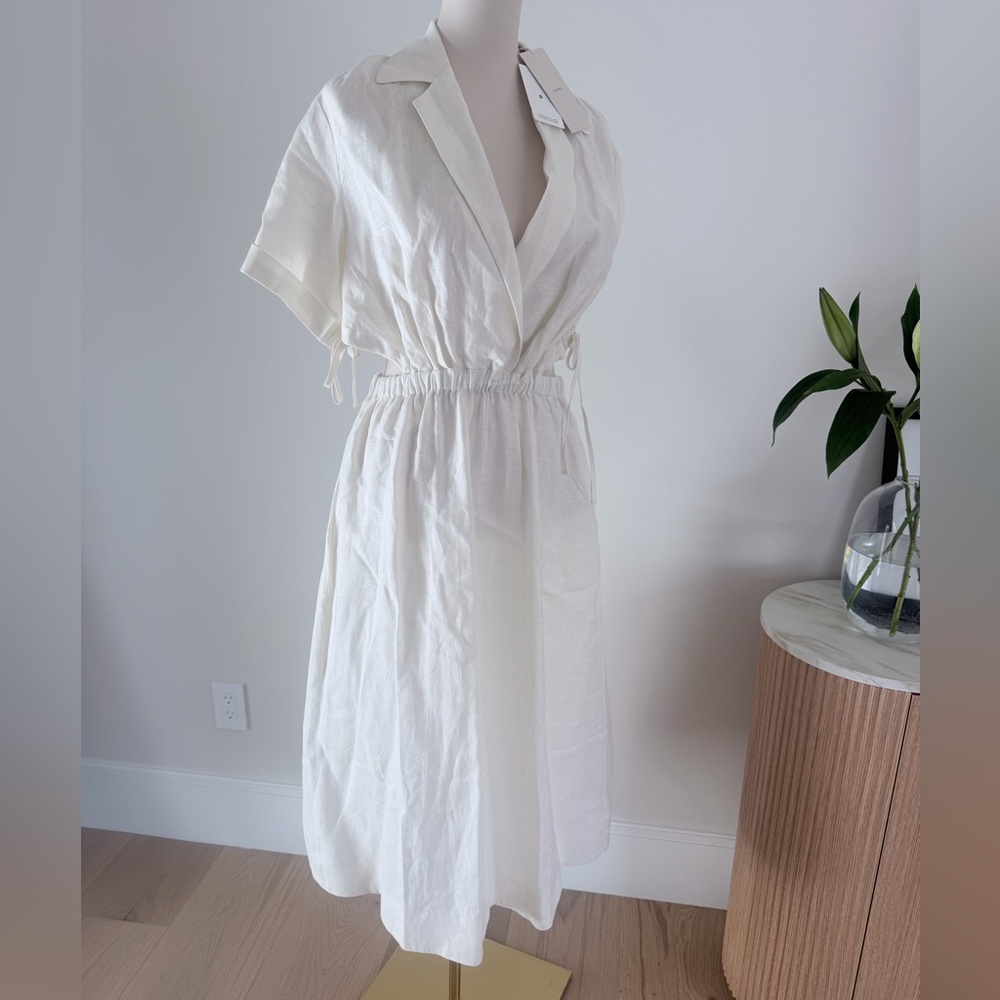 NWT linen dress Russian designer